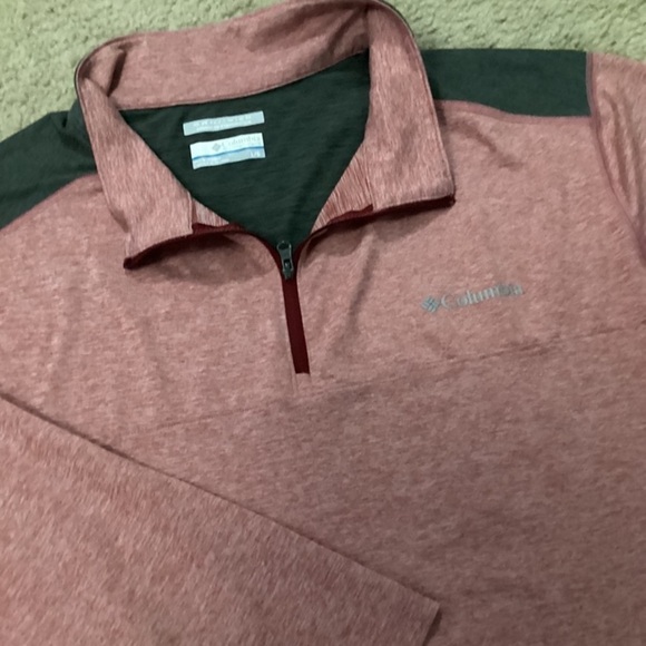 Columbia Men’s Large 1/4 Zip Long Sleeve Omni-Wick Pullover - Picture 8 of 8